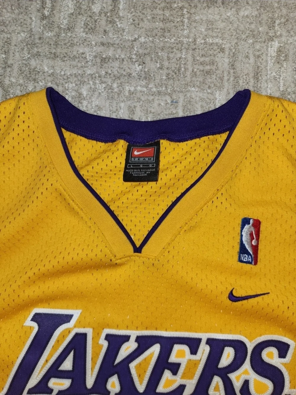 Gary Payton La Lakers Nike Team Apparel Embroidered Men's Size Large Good Condit